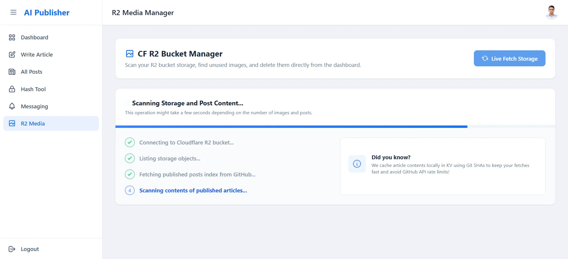 AI CMS Dashboard - Markdown Guide